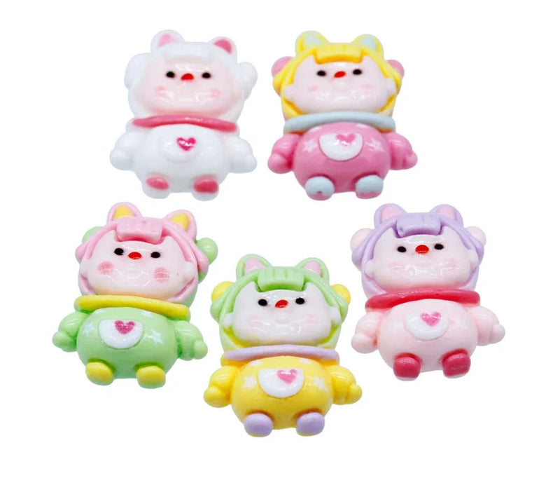 Miniature Model Girls 5 Pcs Mix Colour MMAN-31