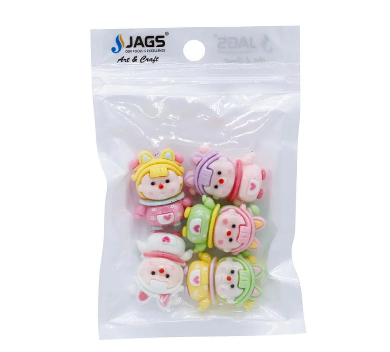 Miniature Model Girls 5 Pcs Mix Colour MMAN-31