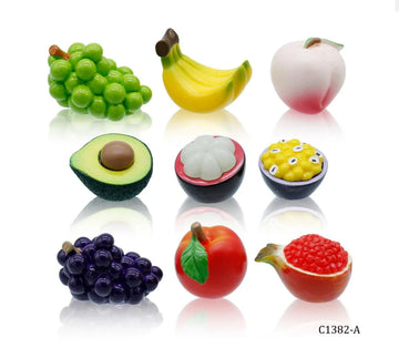 Miniature Model Fruit 9 Pcs Mix C1382-1 To 9 C1382-A