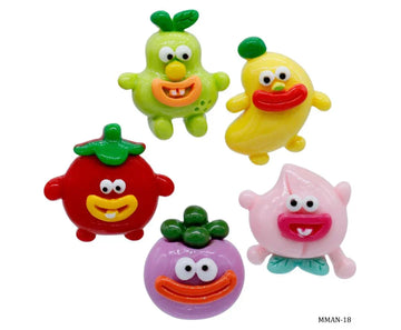 Miniature Model Fruit (1) 5 Pcs Mix Colour MMAN-18