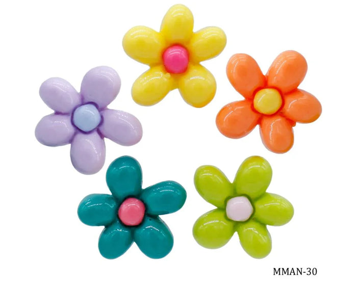 Miniature Model Flower 5 Pcs Mix Colour MMAN-30