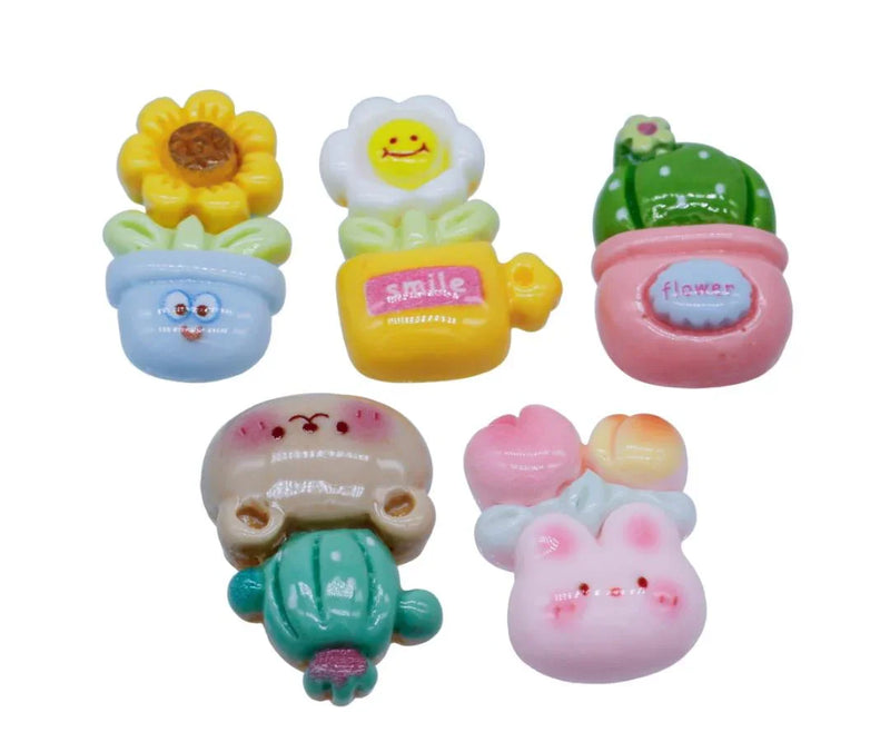 Miniature Model Flower 5 Pcs Mix Colour MMAN-26