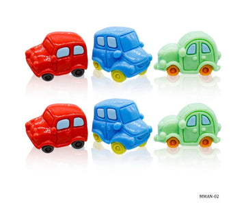 Miniature Model Cartoon Car 6 Pcs Mix Colour MMAN-02