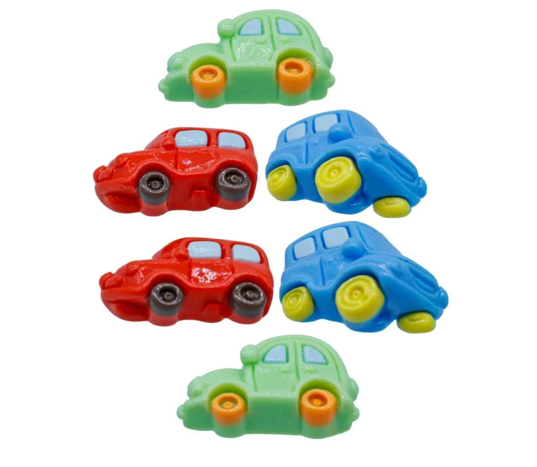 Miniature Model Cartoon Car 6 Pcs Mix Colour MMAN-02