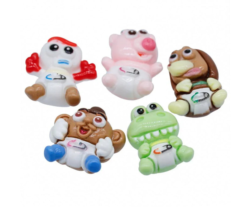 Miniature Model Cartoon Animal 5 Pcs Mix Colour MMAN-32