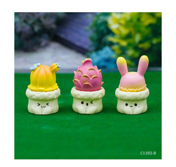 Miniature Model Cactus Plant 3 Pcs Set C1299-7/9/11 C1183-B