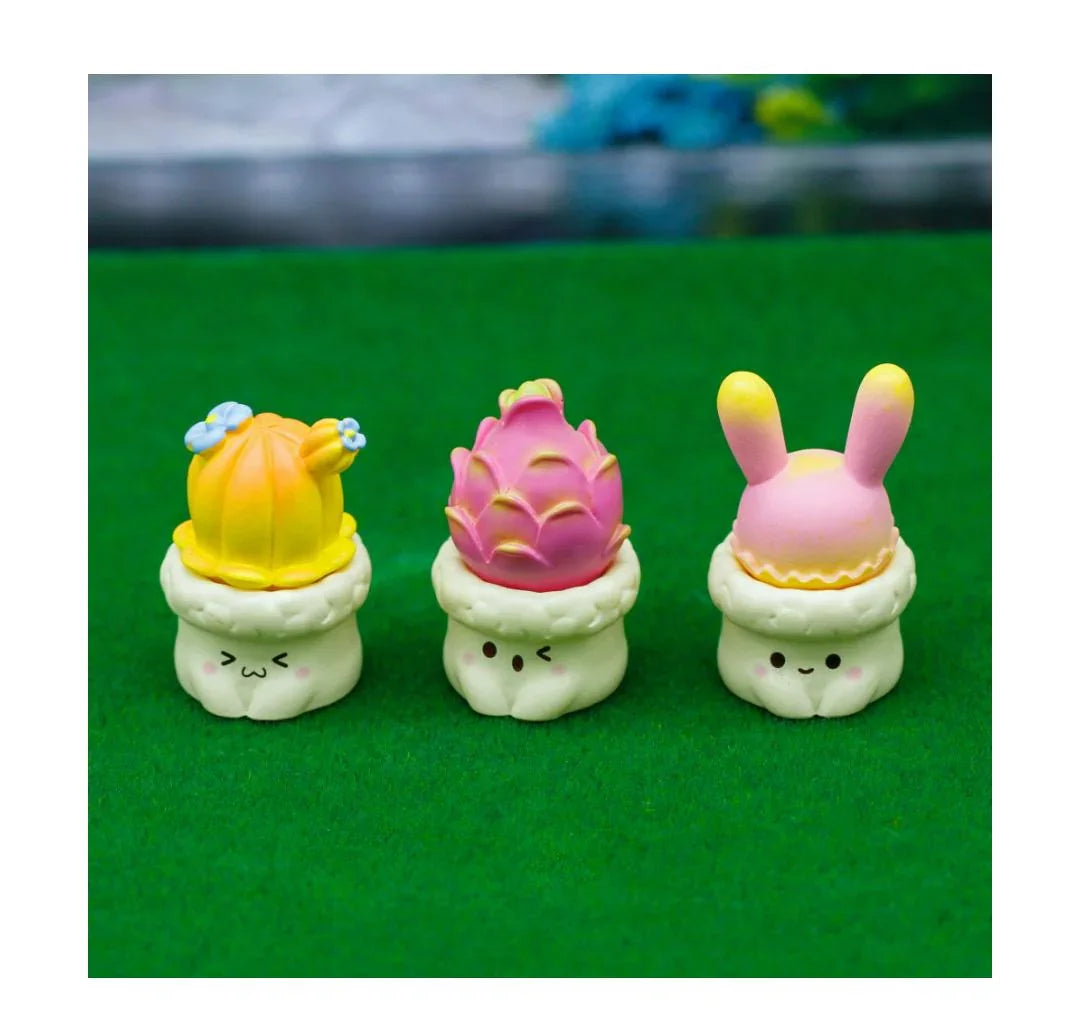 Miniature Model Cactus Plant 3 Pcs Set C1299-7/9/11 C1183-B