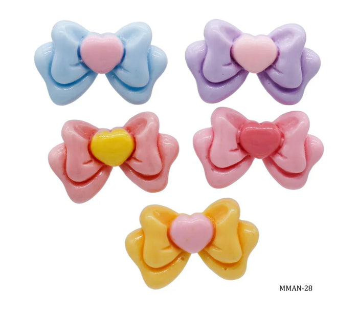 Miniature Model Bow Tie 5 Pcs Mix Colour MMAN-28
