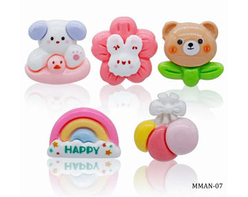 Miniature Model Baby Kids 5 Pcs Mix Colour MMAN-07
