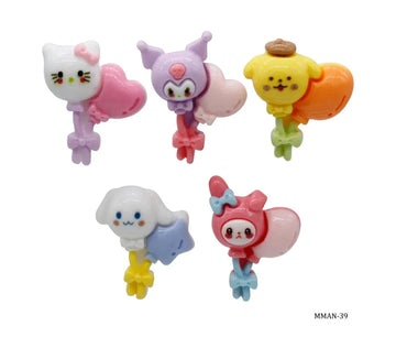 Miniature Model Animal Hello Kitty 5 Pcs Mix Colour MMAN-39