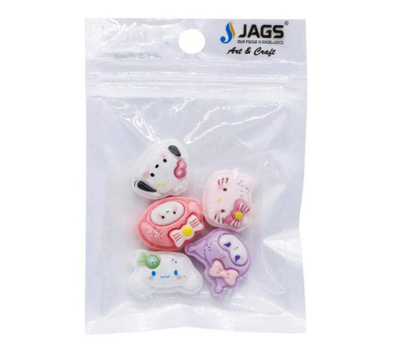 Miniature Model Animal Cartoon 5 Pcs Mix Colour MMAN-27