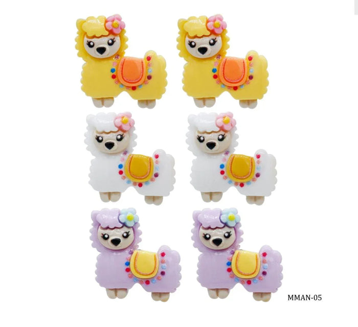 Miniature Model Animal 6 Pcs Mix Colour MMAN-05