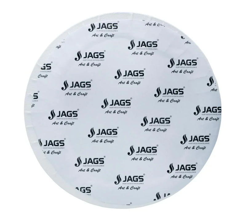 Canvas Board Round Artist Quality White – 9 Inch (CBAQR9)