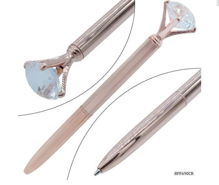 Ball Pen Fancy Top Diamonds Copper – BPF690CR