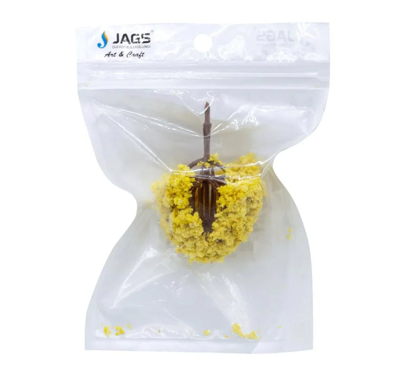 Artificial Miniature Tree 6CM Yellow – 1 Piece (ACT-57)