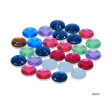 Jags Kundan Stone Without Hole Round Diamond – 10Gms, 14MM (JKSR27)