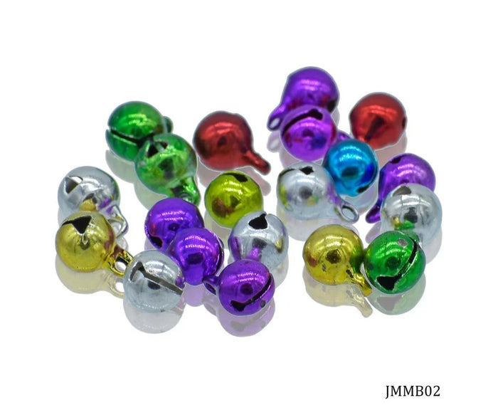 Jags Mini Metal Bells Mixed Colors 6MM – 20 Pcs (JMMB02)