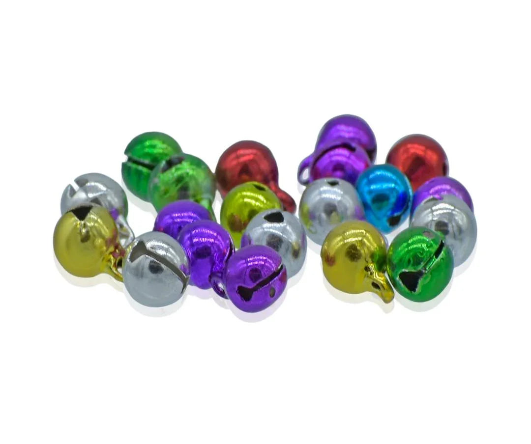 Jags Mini Metal Bells Mixed Colors 6MM – 20 Pcs (JMMB02)