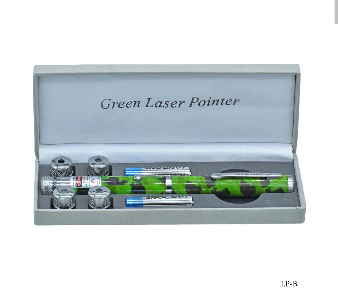 Laser Pointer Green Light 5 in 1 – Green Disco Military (LP-B)