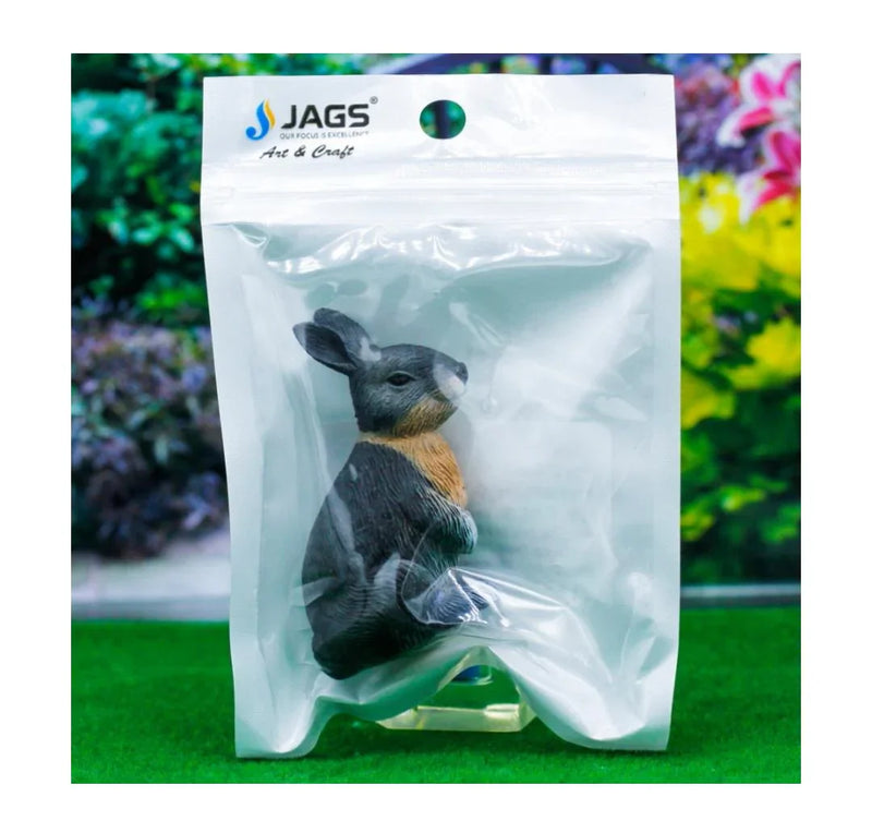 Miniature Model Rabbit Black 1 Pc C1396-5
