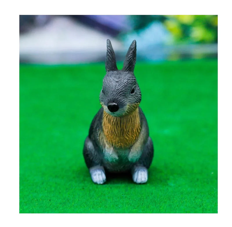 Miniature Model Rabbit Black 1 Pc C1396-5