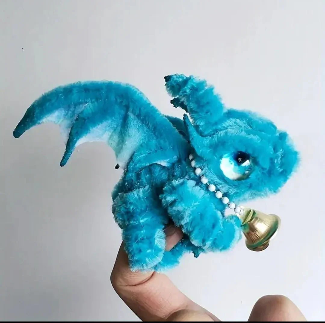 Peacock Blue Pipe Cleaner Plain l Pack of 100Pc