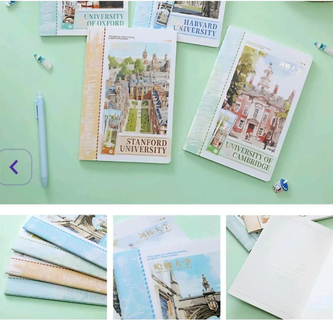 Premium University Printed A5 Ruled Diary | Pack of 1