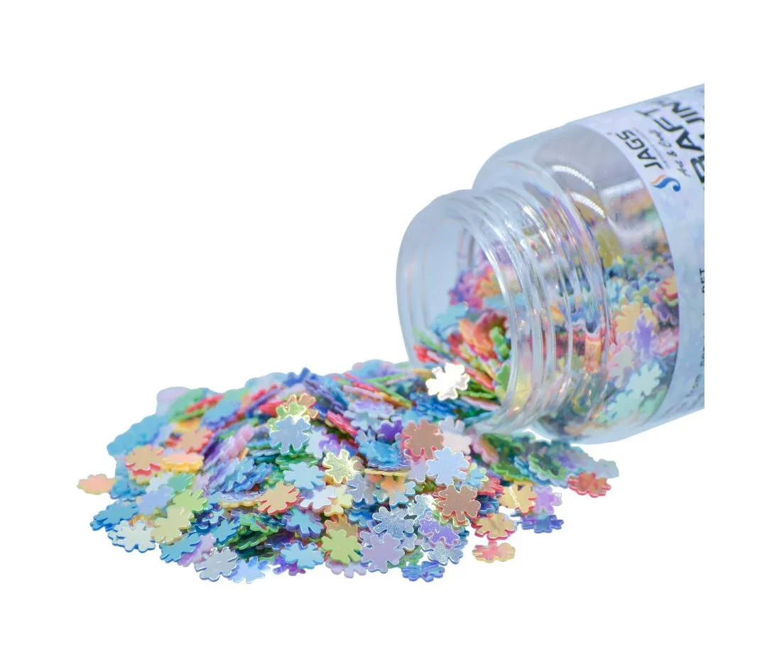 Jags Craft Sequins Multi Colour 20GMS Flower 5MM – JDSM15