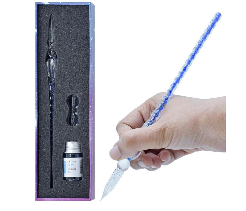 Crystal Fountain Pen Gift Box With 1 Pcs Ink – JB19-C