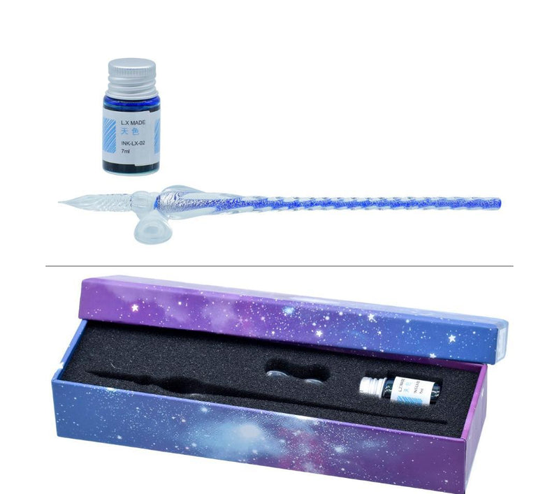 Crystal Fountain Pen Gift Box With 1 Pcs Ink – JB19-C