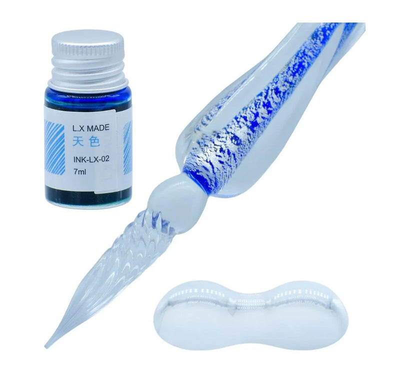 Crystal Fountain Pen Gift Box With 1 Pcs Ink – JB19-C