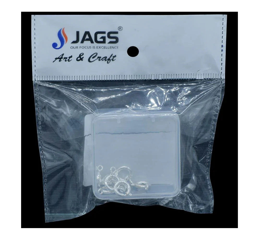 Jewellery Springring Hooks Big Silver Set Of 10Pcs – JSHS01-S