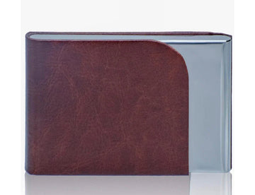 Magnetic Card Holder Brown Silver – MCH21BNSR