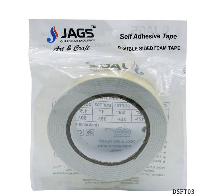 Double Sided Foam Tape 2.5 Mtr 36MM (1.5 Inch) – DSFT03