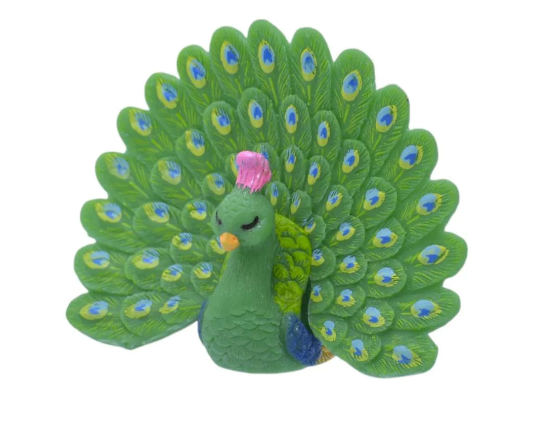 Miniature Peacock With Dancing 2 Pcs (C0697-4-5) C0697-4-5