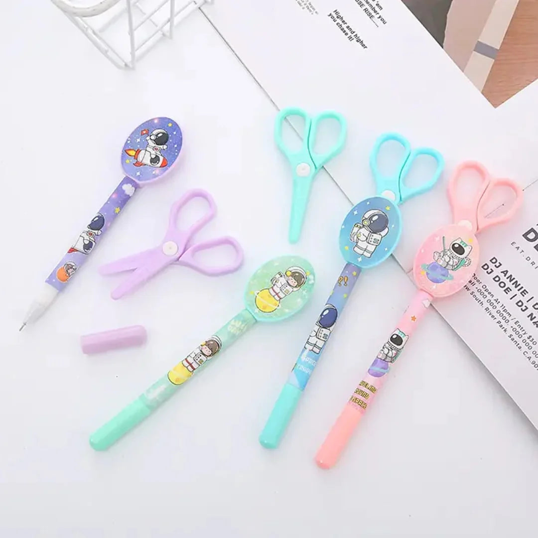 (Buy 1 Get 1 Free ) Space pen with scissors l Pack of 1