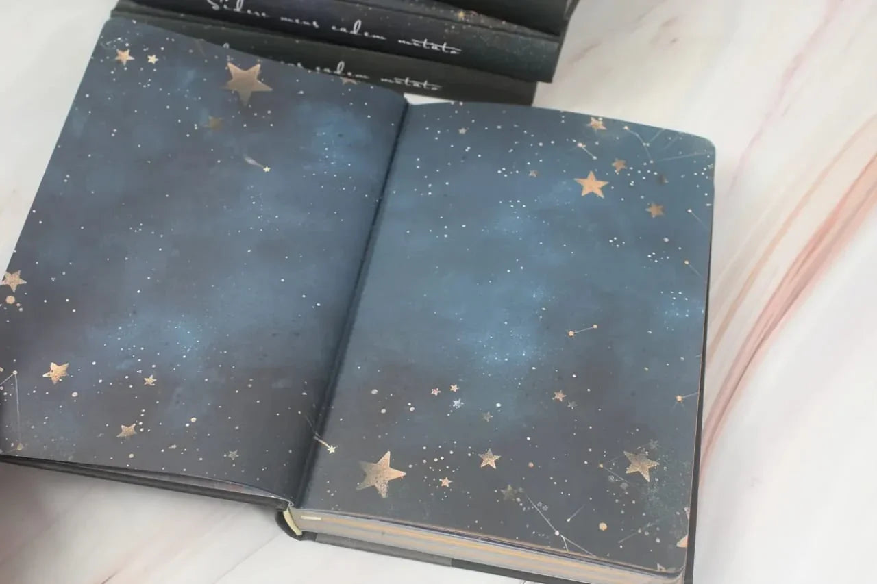 Premium Van gogh edition- Cosmic Town  l  A5 diary l Pack of 1 diary l 128 pages