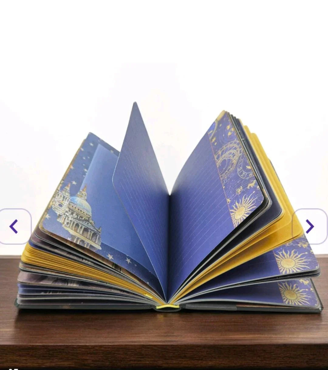 Premium Van gogh edition- Cosmic Town  l  A5 diary l Pack of 1 diary l 128 pages