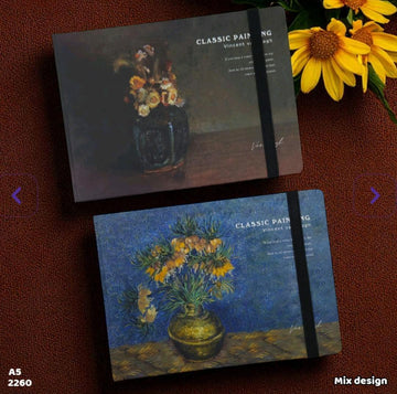 Premium van gogh Edition Sketchbook  l  A5 diary l Pack of 1 diary l 50 sheets