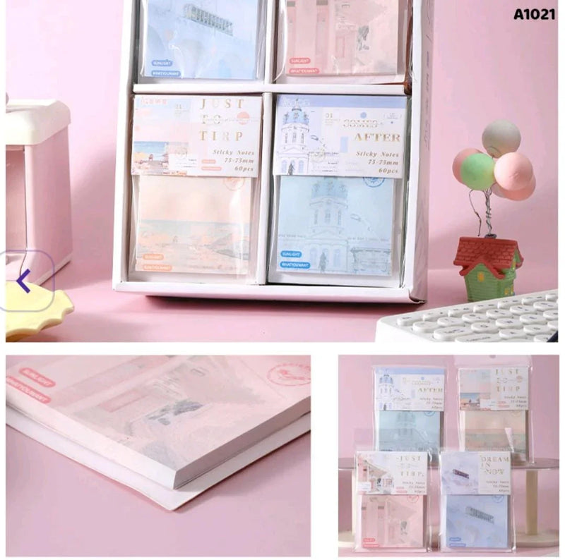 (BUY 1 GET 1 FREE) Cute Scenic edition sticky notes
