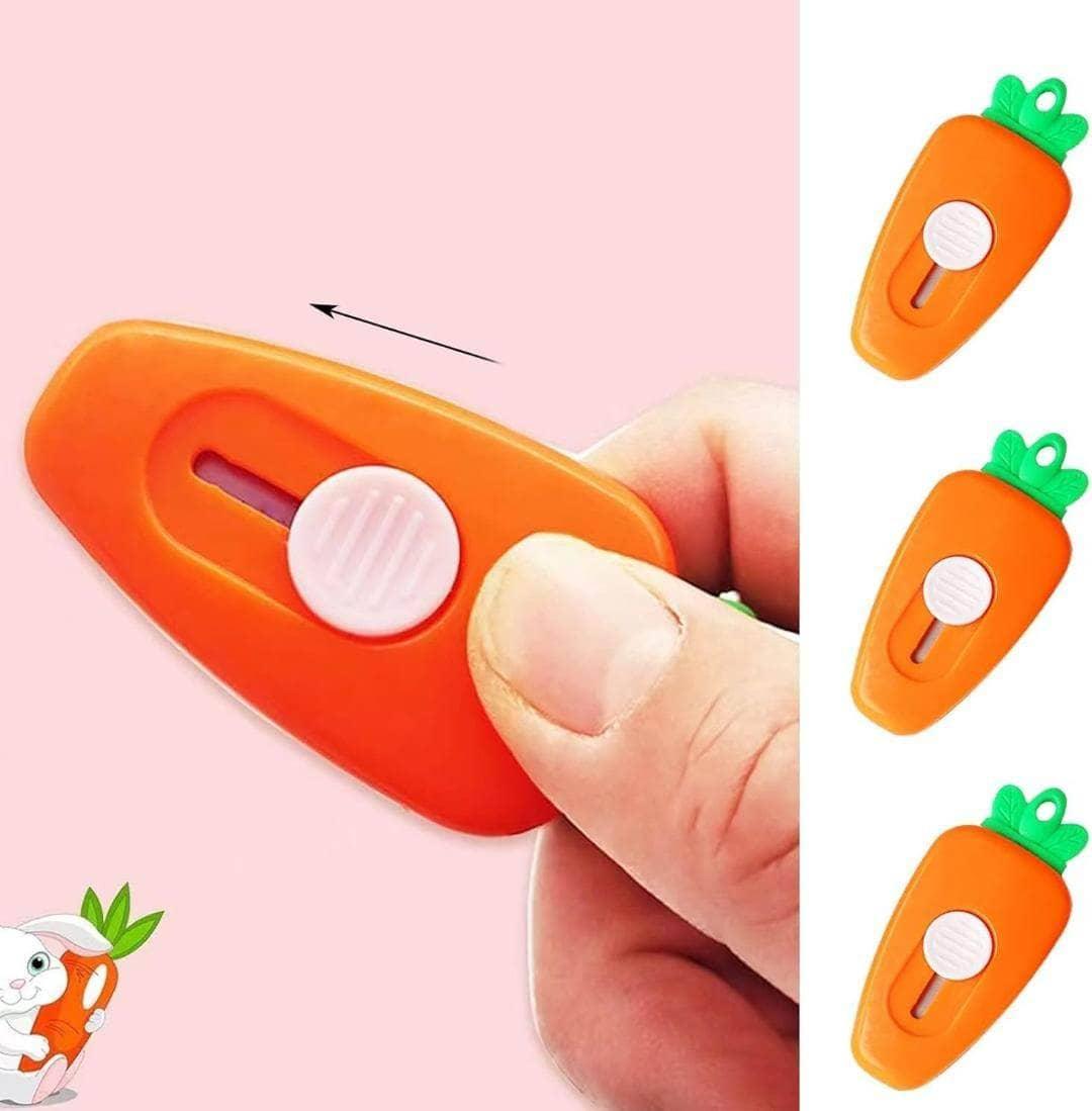 (Buy 1 Get 1 Free ) Cute mini Carrot cutter l Pack of 1 cutter l Paper cutter