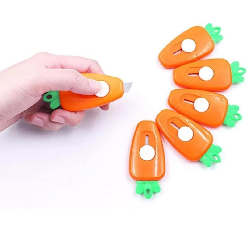 (Buy 1 Get 1 Free ) Cute mini Carrot cutter l Pack of 1 cutter l Paper cutter
