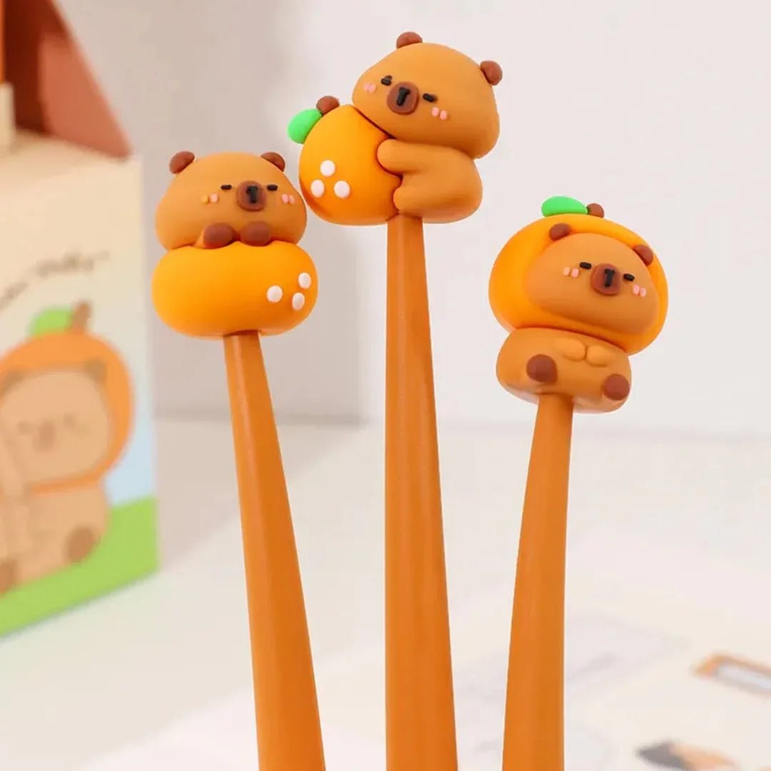 (Buy 1 Get 1 Free ) Cute Capybara Dancing gel pen - pack of 1 pen
