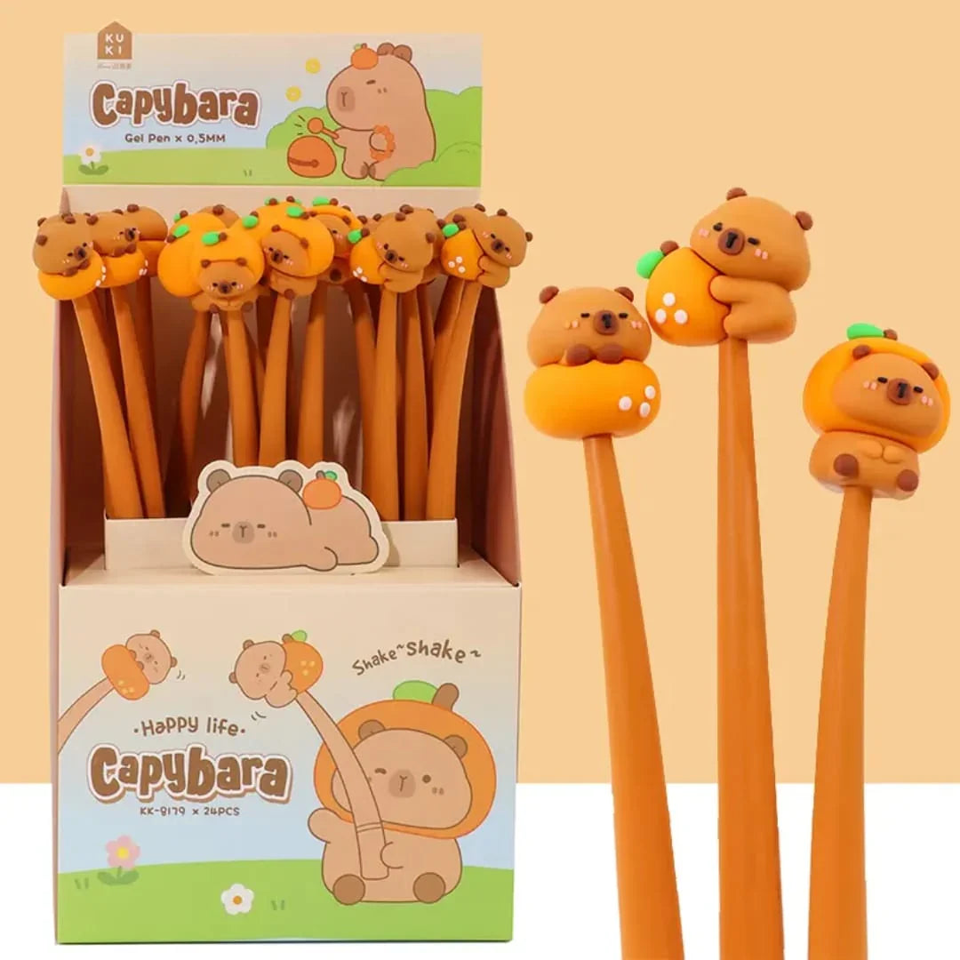 (Buy 1 Get 1 Free ) Cute Capybara Dancing gel pen - pack of 1 pen