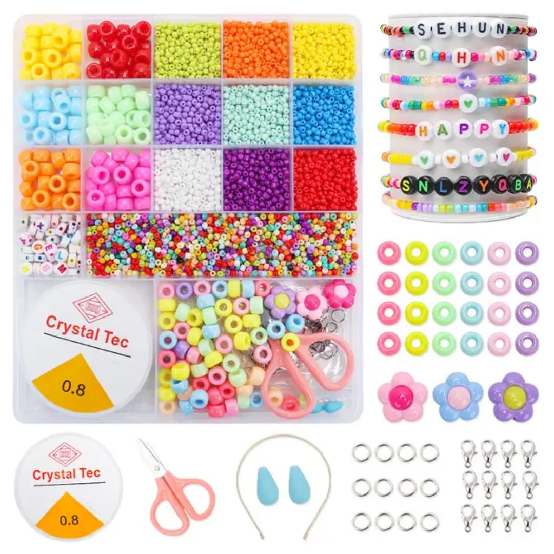 (32 ITEMS ) DIY Beads Box l Pack of 1 l return gift l craft l art