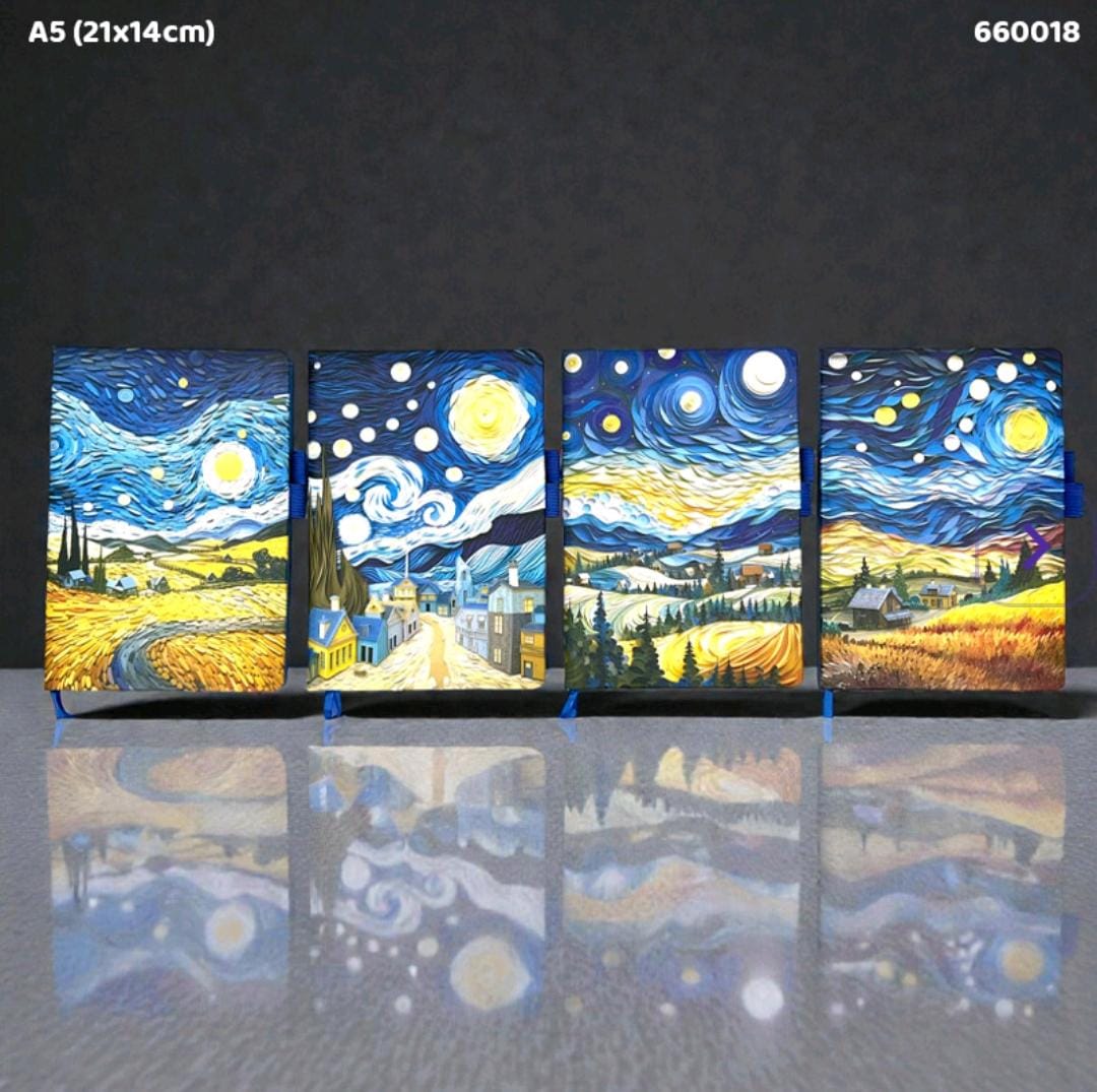 Van gogh starry night Journal Diary