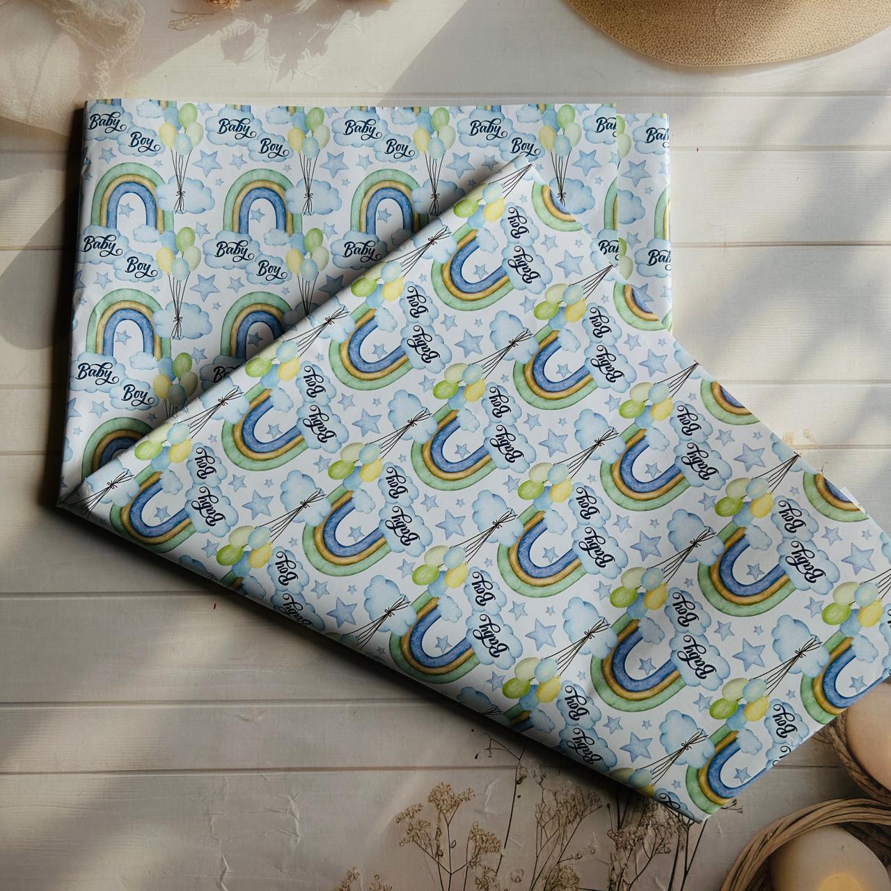 Chrome Wrapping paper large size | 20 piece in 1 pack
