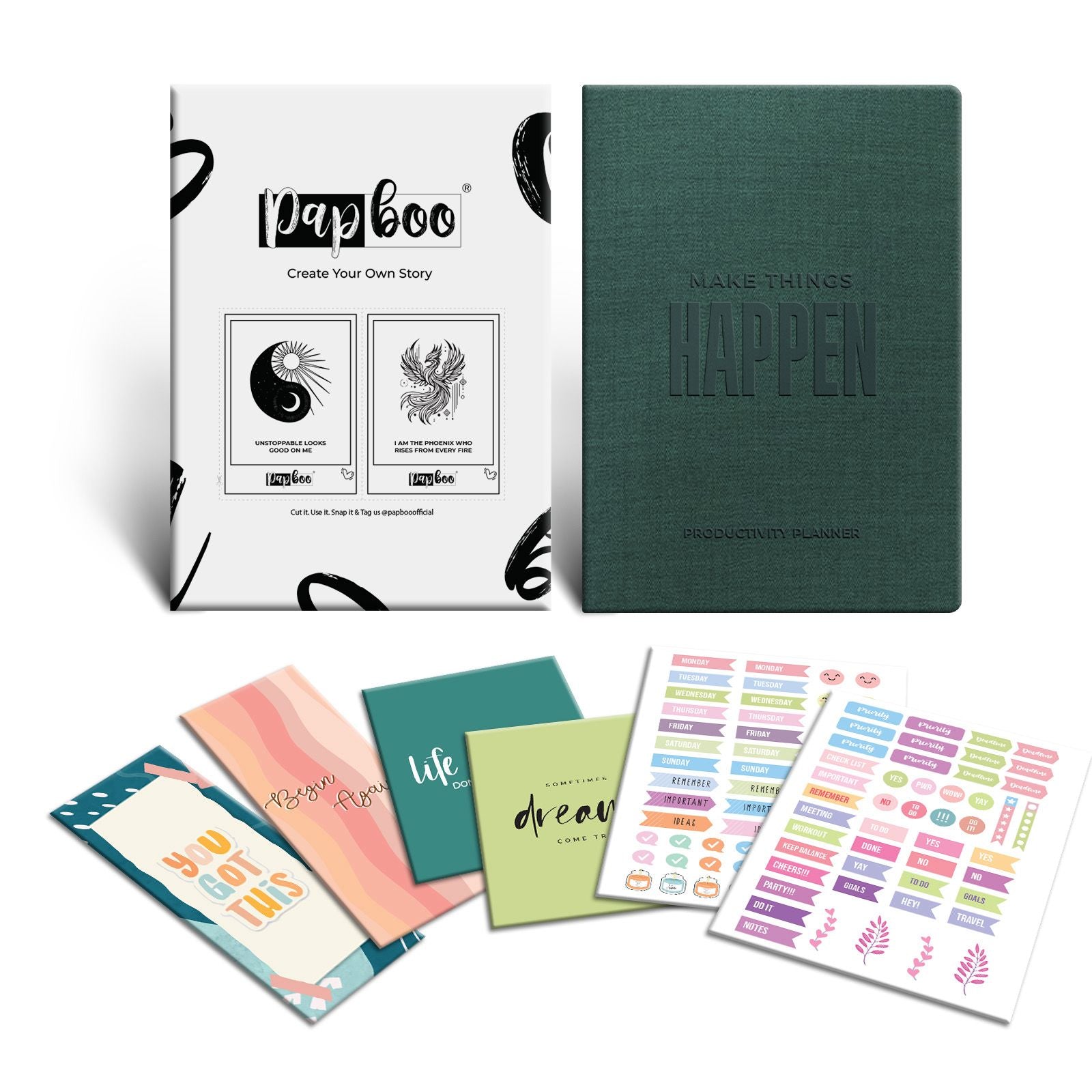 Productivity Planner Kit 2026 | Expense tracker + Time wise goals I Priority management - FREE SHIPPING