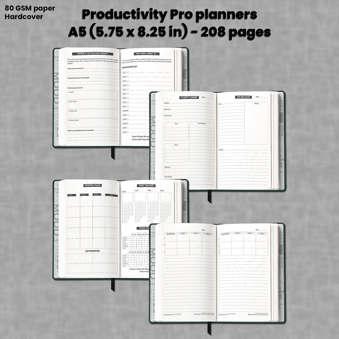 Productivity Planner Kit 2026 | Expense tracker + Time wise goals I Priority management - FREE SHIPPING
