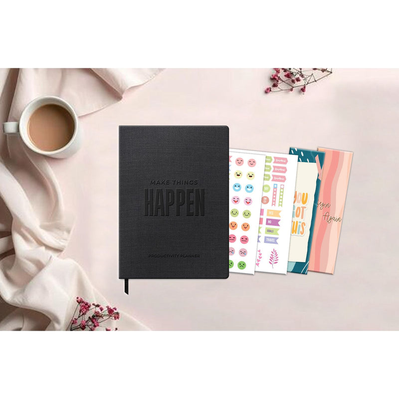 Productivity Planner Kit 2026 | Expense tracker + Time wise goals I Priority management - FREE SHIPPING